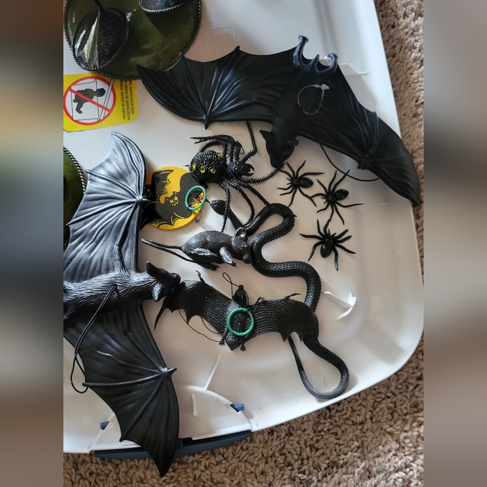 Rubber Halloween creatures